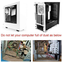 40 Pieces PCI Slot Cover Hard Steel Dust Filter Blanking Plate, Vented Slot Covers for Computer Cases with 40 Screws
