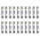 20X 1000V 500mA 6.3 X 32mm White Ceramic Fuse for Multimeter 1