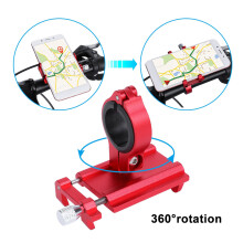 GUB Alu Handyhalterung Rot Fahrrad GPS