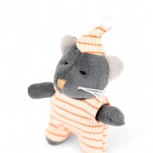 Peluches en miniatura - EGMONT TOYS - Malo el gato - Gris - 6 x 4,5 x 9 cm - Poliéster/Algodón