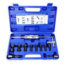12-Piece Blind Hole Inner Bearing Puller Tool Set, 8-32 mm Bearing Removal Kit with Slide Hammer and Expandable Collets for Auto and Motorcycle