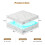 White Marble Square Coffee Table for Living Room 3