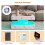 White Marble Square Coffee Table for Living Room 7