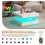 White Marble Square Coffee Table for Living Room 9