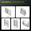 Ultra-Thin Flexible Window Ethernet Cable 1000Mbps PoE Drill-Free for SPX Outdoor Window Pass Through Network Cable 7