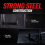 GYM MASTER Olympic Squat Rack Pull Up Bar Weight Lifting Power Cage Rack Bar 4