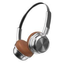 Retro Headset Trådlösa Hörlurar Moderiktiga Maillard-Stil Metall HiFi LJUD Hörlurar 5.4 Lång Batteritid Gåva