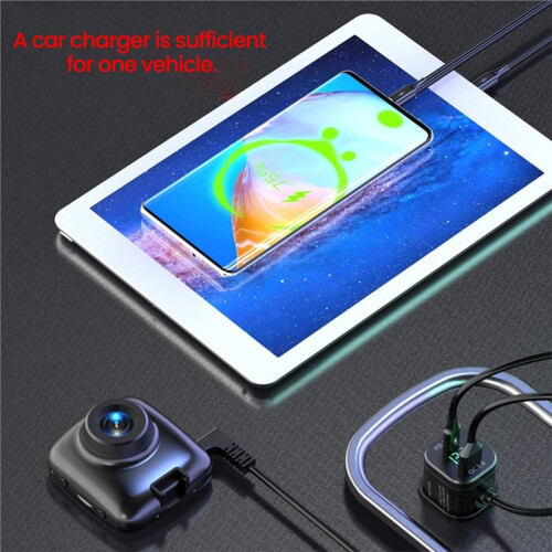 DVR-Ladekabel, Dashcam-Autoladegerät, Typ-C-Netzkabel für DVR-Kamera, GPS-Autoadapter 2