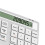 Ergonomic  Dual Mode Wireless Numeric Keyboard with Display Calculator 2in1 Wireless Number Keypad Grey 4