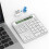 Ergonomic  Dual Mode Wireless Numeric Keyboard with Display Calculator 2in1 Wireless Number Keypad Grey 3