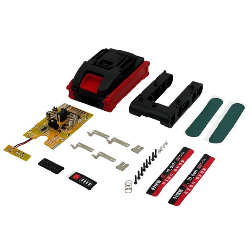 5 Core 21700 Battery Storage Box Case with 50A BMS PCB Board NTC Temperature Control for  18V/21V