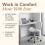 Charles Jacobs (Milky White) Charles Jacobs Cushioned Swivel Office Chair 5