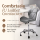 Charles Jacobs (Grey) Charles Jacobs Cushioned Swivel Office Chair 5