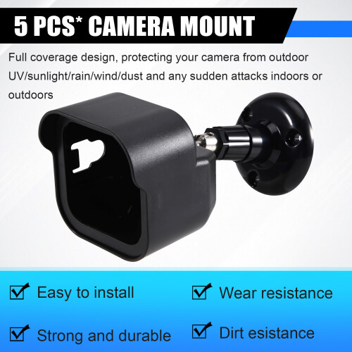 5PACK for Blink Outdoor Camera Mount Bracket,for Blink Outdoor 4th/3rd Camera (Camera Not Include),Monitor Camera Mount 1