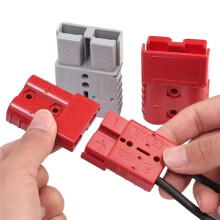 4 Stück 50A 600V Batterie-Power-Anschluss Batterie-Ladeanschluss Hochstrom-Schnellstromstecker für Gabelstapler Auto Wohnmobil A