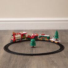 Samuel Alexander Christmas Musical Train Set with Working Headlights & 3 Track Layouts