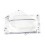 High Transparency Acrylic Magnetic Cover Console Storage Box for Gameboy Advance , Clear Dustproof Display Protective 2