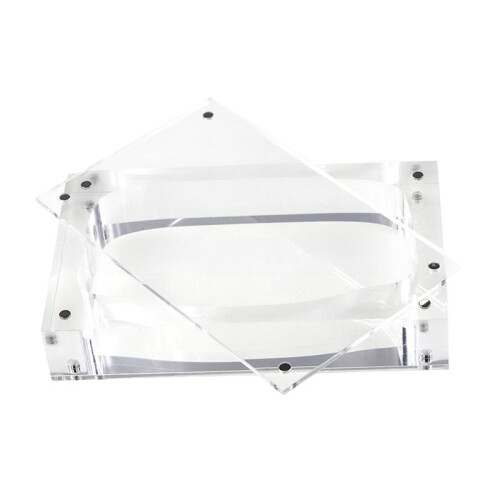 High Transparency Acrylic Magnetic Cover Console Storage Box for Gameboy Advance , Clear Dustproof Display Protective 1