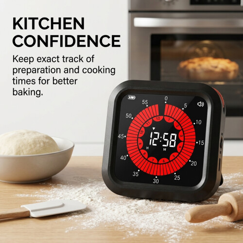 Rainbow Visual Progress Bar Timer Single Learning Self-Check-in Kitchen Baking Fitness Timer for Organizational Tools 2