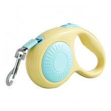 (Gray) Outdoor Pet Use Automatic Retractable Dog Leash 3 Meters