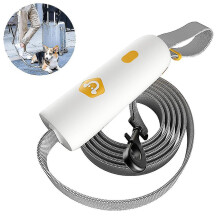 (White) Powerful Anti-Lost Elastic Dog Leash Rope for Medium Small Dogs