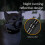 (L) Soft Reflective Fully Closed Multifunctional Adjustable Muzzle Stops Unwanted Behavior M 5