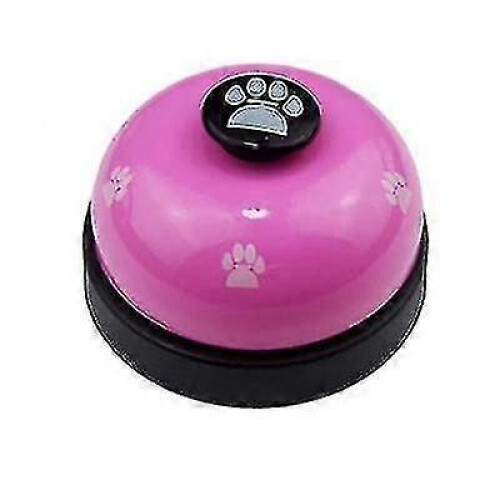 (pink) Creative Pet Bell Trainer Interactive Cat Dog Training Toy Bell