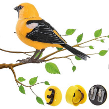 (Style 3) Realistic Bird Simulation Electric Singing Chirping Motion Sound Activated Toy for Pets