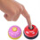 (white black) Creative Pet Bell Trainer Interactive Cat Dog Training Toy Bell 4
