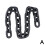 (Black/L) Creative Imitation Plastic Thick Large Iron Chain Dog Leash Supply D 1