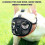 (Orange, XXS) Short Snout Dogs Mesh Muzzle Adjustable Training Aid Stop Biting Chewing Barking 5