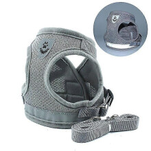 (Red, S) Escape Proof Cat Harness Secure No Pull Pet Harness for Walking Cats