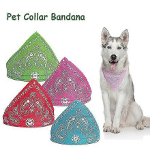 (purple, S) 2026 Adjustable Strap Triangle Bandana Collar Scarf for Dogs Cats