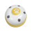 (white yellow) Creative Pet Bell Trainer Interactive Cat Dog Training Toy Bell 1