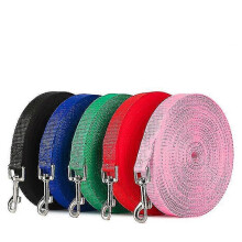 (Grass green, 31m*2cm) Rugged Outdoor Tracking Leash for Large Dogs Pet Leash No Pull