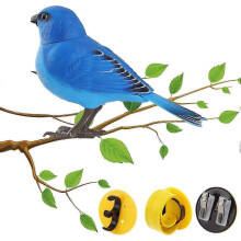 (Style 5) Realistic Bird Simulation Electric Singing Chirping Motion Sound Activated Toy for Pets