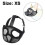 (Black, XS) Short Snout Dogs Mesh Muzzle Adjustable Training Aid Stop Biting Chewing Barking 2