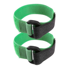 (Green) 2pcs Soft Texture Anti-Cock Crowing Adjustable Anti-Hook Chicken Rooster Collar Poultry