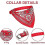 (pink, M) 2026 Adjustable Strap Triangle Bandana Collar Scarf for Dogs Cats 3