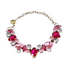 (A, S) Cute Diamante Crystal Cats Collars Necklaces for Pet Suit Rhinestones Jeweled Princess S