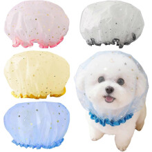 (4 colors, Large) MeshDogFaceMaskMuzzle PetHeadNetCover BreathableLightweight PreventEatingBitingLicking