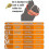 (Orange, L) Short Snout Dogs Mesh Muzzle Adjustable Training Aid Stop Biting Chewing Barking 3