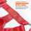 (Red, S) Reflective Safety Strap Dog Head Halter Collar No-Pull Adjustable Training Harness 2