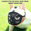 (Orange, L) Short Snout Dogs Mesh Muzzle Adjustable Training Aid Stop Biting Chewing Barking 5