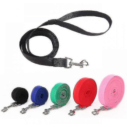 (Grass green, 7m*2cm) Rugged Outdoor Tracking Leash for Large Dogs Pet Leash No Pull 1
