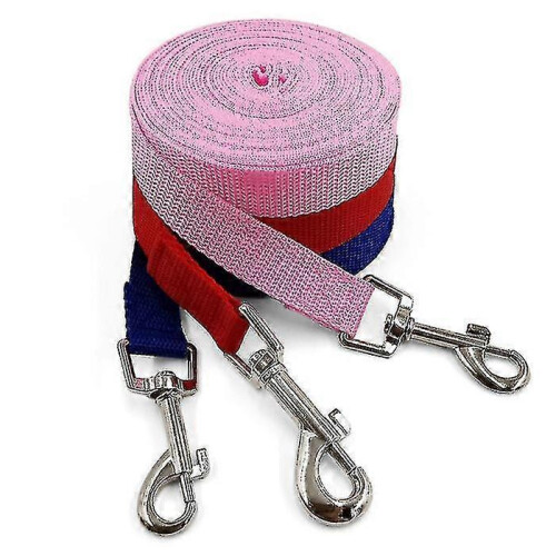 (Grass green, 7m*2cm) Rugged Outdoor Tracking Leash for Large Dogs Pet Leash No Pull 2