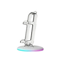 Game Controller Holder Headphone Storage Stand with RGB Light for PS5 PS4 Control B
