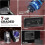 Automatic Watch Winder Box 2 Watches Motor LED 5