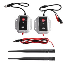 Transmissor e Receptor de Vídeo Digital Sem Fio 2.4G 1080P AHD CVI TVI Sistema de Câmera de Segurança Externa Kit Extensor de Sinal