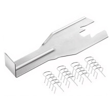 76951 Automotive Handle Extraction Tool with 10 Trim Clips Door Panel Window Crank Removal for Easy Door Panel Removal